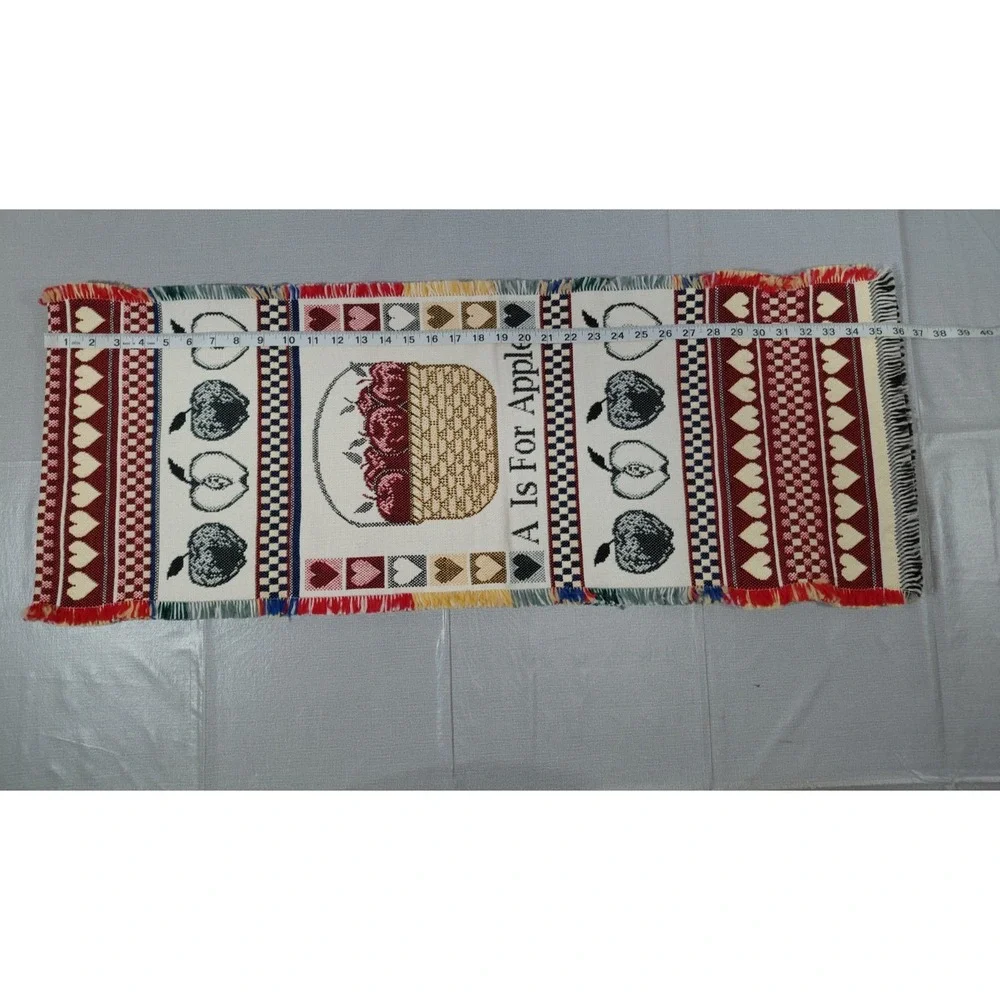 A Is For Apple Tapestry Table Runner 14
